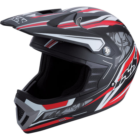 IXS HX 276 FAME MATT SCHWARZ-ROT casca cross/enduro